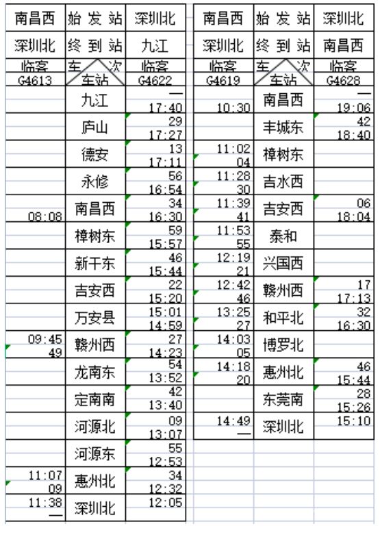 福建至深圳高铁列车时刻表（福建到深圳的高铁票多少钱）